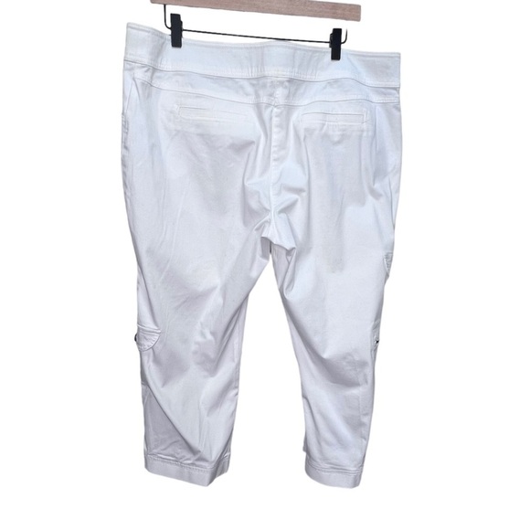 Northern Reflections White Cargo Capris Size 16 - Picture 5 of 8